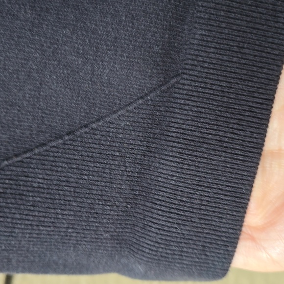 Everlane the seamless tee black crop ribbed stretch tee XS/S - Picture 7 of 11